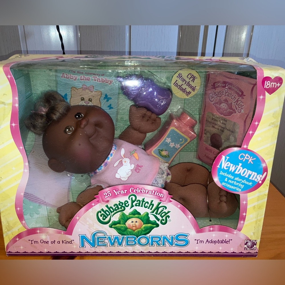 Cabbage Patch Newborns Doll - Brown Kira Born March 6